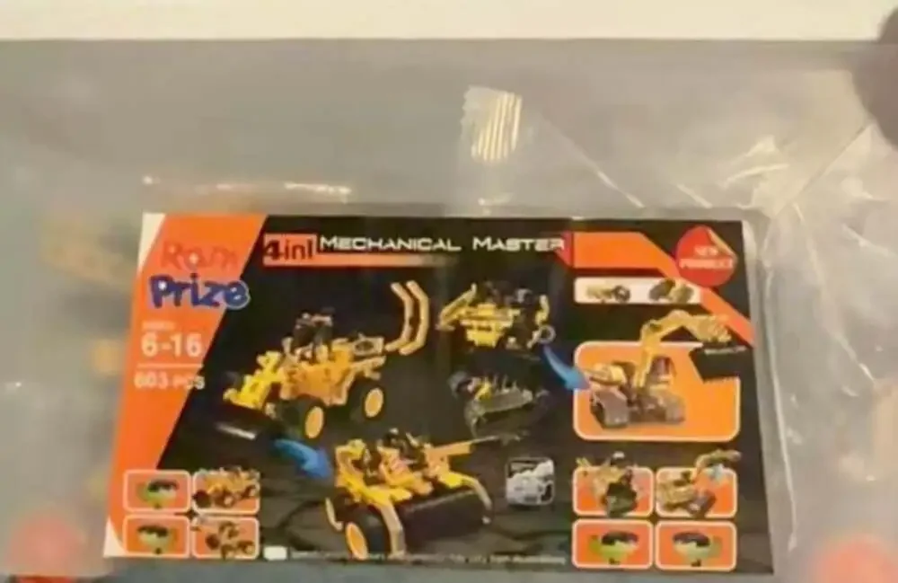 Rani Prize‎ 4-in-1 Mechanical Master Building Toy Set 603 Pieces